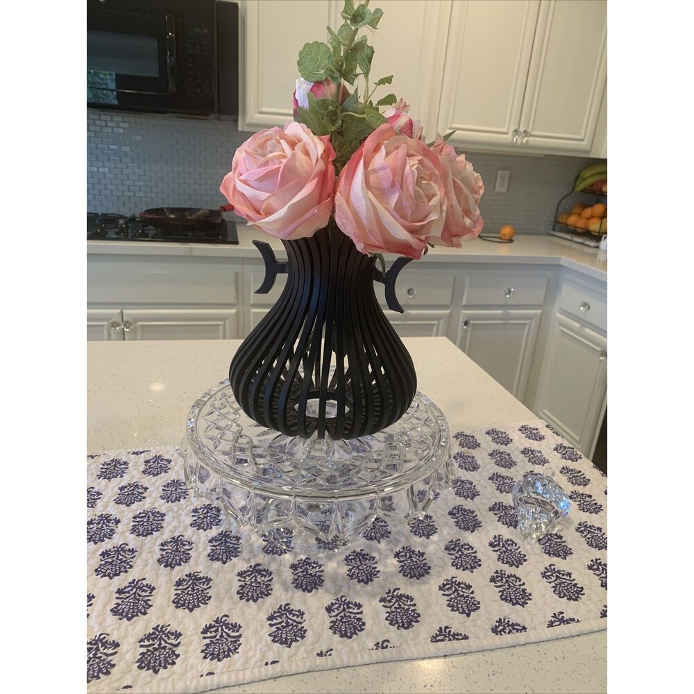 Handmade By Metal Artist, Modern Sculpture Or Flower Vase , Solid Iron , Heavy